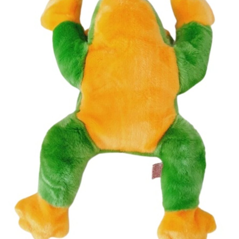 TY Smoochy Buddy Green Frog Stuffed Animal - Picture 4 of 4